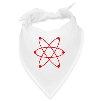 Atom - Bandana - Weiß - Vorne