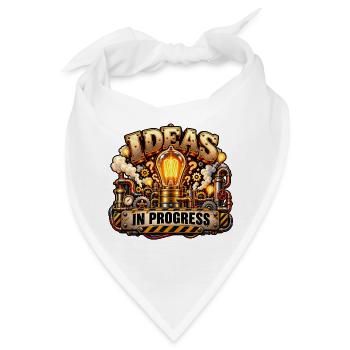 Ideen in Arbeit Steampunk - Bandana - Weiß - Vorne