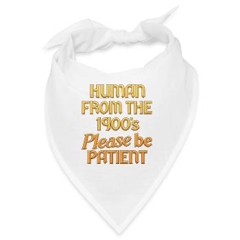 Human from the 1900s - Bandana - Weiß - Vorne