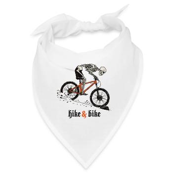 Hike nd bike - Bandana - Weiß - Vorne