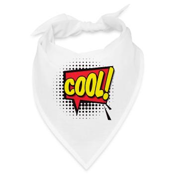 Fetter Comic Burst COOLER Ausruf - Bandana - Weiß - Vorne