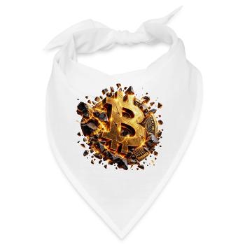 Bitcoin Unbreakable - Bandana - Weiß - Vorne
