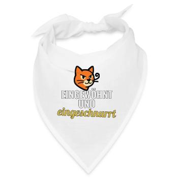 Erstkatzenhalter Geschenk zur ersten Woche - Bandana - Weiß - Vorne