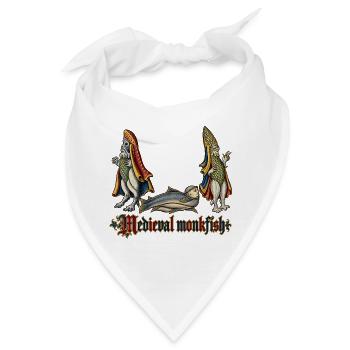 Mittelalterlicher Seeteufel - Bandana - Weiß - Vorne
