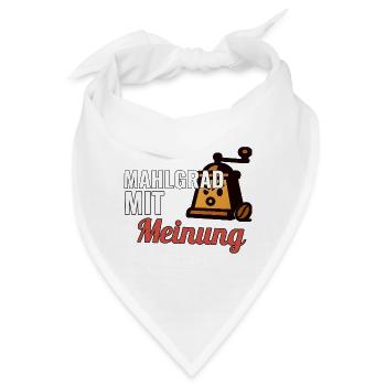 Hobby-Barista Geschenk für die erste Brühstation - Bandana - Weiß - Vorne