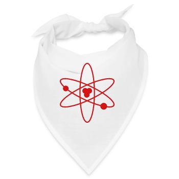 Atom - Bandana - Weiß - Vorne