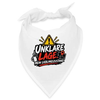Unklare Lage Lieblingszustand - Bandana - Weiß - Vorne