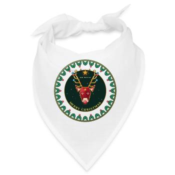 Oh Deer Rentier - Bandana - Weiß - Vorne