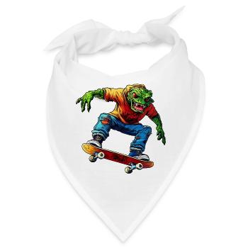 Skater Monster - Bandana - Weiß - Vorne