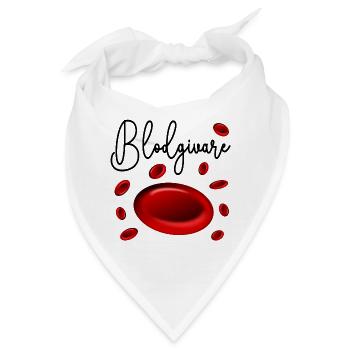 Blutspender Schweden - Bandana - Weiß - Vorne