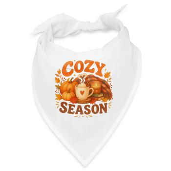 Herbst-Kokonsaison - Bandana - Weiß - Vorne