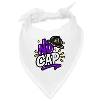 GEN Z ZITATE TYPOGRAFIE-DESIGN – OHNE KAPPE - Bandana - Weiß - Vorne