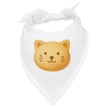 Katzenkuchen-Keks - Bandana - Weiß - Vorne