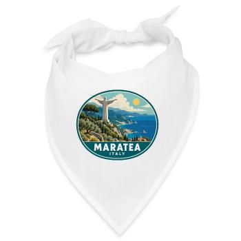 Entdecken Sie Maratea an der Tyrrhenischen Meeresküste in Italien - Bandana - Weiß - Vorne