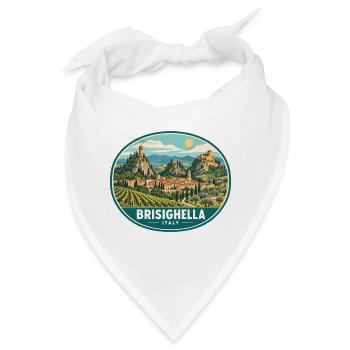 Erkunden Sie Brisighella in Italien – mittelalterliches Dorf - Bandana - Weiß - Vorne