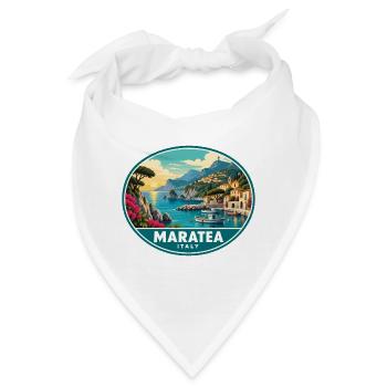 Erkunden Sie Maratea in Italien: Tyrrhenische Meeresküste - Bandana - Weiß - Vorne