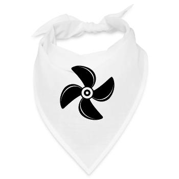 Bootspropeller - Bandana - Weiß - Vorne