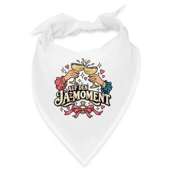 Auf den Ja-Moment - Bandana - Weiß - Vorne