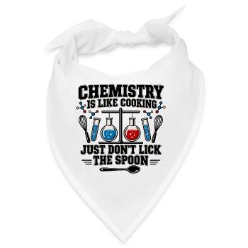 Lustiger Organischer Chemiewissenschaftler und Student-Lehrbeauftragter - Bandana - Weiß - Vorne