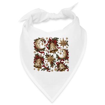 Mondglocken Sternenweihnachten - Bandana - Weiß - Vorne