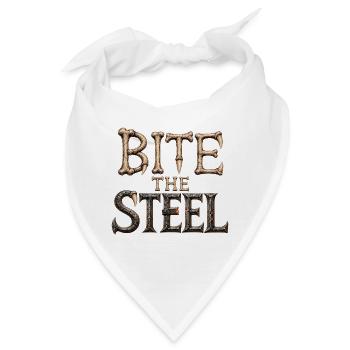 Bite The Steel Welding Wolf Shirt - Bandana - Weiß - Vorne