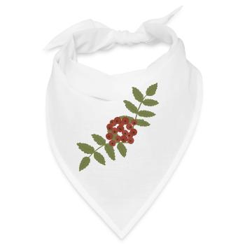 Crimson Rowan Cluster - Bandana - Weiß - Vorne