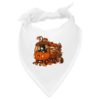 Kürbisbahn - Bandana - Weiß - Vorne