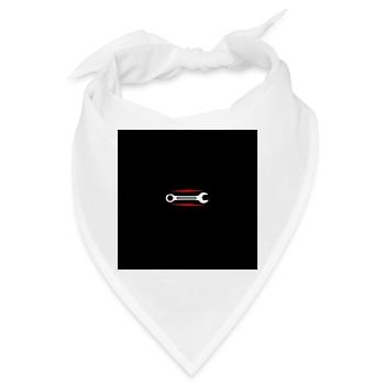 Mechanisch inspirierte Kleidung - Bandana - Weiß - Vorne