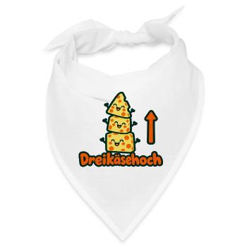3käsehoch  - Bandana - Weiß - Vorne