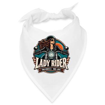 Lady Rider Motoheldin - Bandana - Weiß - Vorne