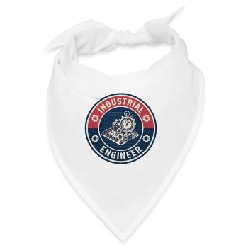 Stoppuhr-Deckdecke des Vintage Industrial Engineer Factory - Bandana - Weiß - Vorne