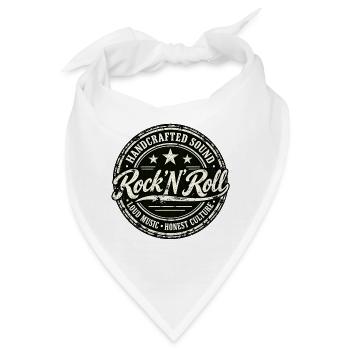HANDGEFERTIGTER SOUND | Rock 'n' Roll - Bandana - Weiß - Vorne