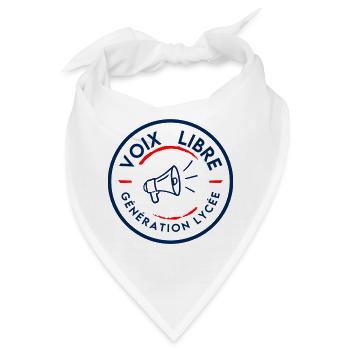Freie Highschool-Generation - Bandana - Weiß - Vorne
