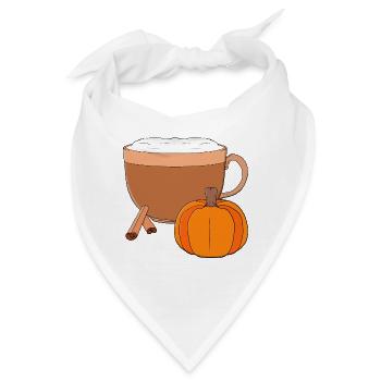 Cozy Spice Latte Bowl mit Kürbis und Zimt - Bandana - Weiß - Vorne