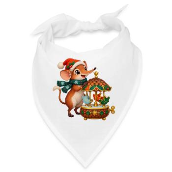 Rüsselspringer mit Eichelkarussell-Spieluhr - Bandana - Weiß - Vorne