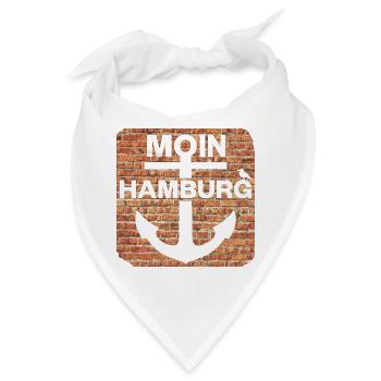 Moin_Hamburg - Bandana - Weiß - Vorne