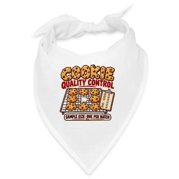 Cookie-Qualitätskontrolle – eine pro Charge - Bandana - Weiß - Vorne