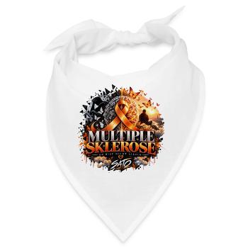 SATO – Multiple Sklerose | Du bist nicht allein  - Bandana - Weiß - Vorne