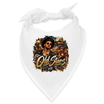Old Stars – SATO | Vintage Retro Streetwear - Bandana - Weiß - Vorne