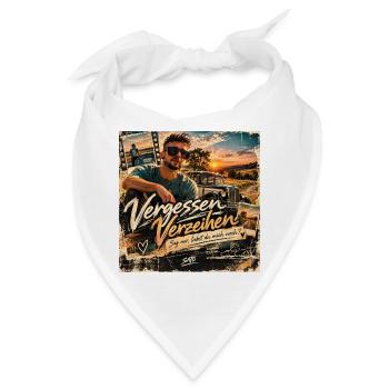Vergessen Verzeihen – SATO | Retro Design - Bandana - Weiß - Vorne