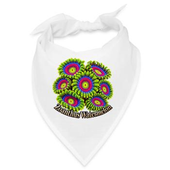 Zoanthus-Wassermelone - Bandana - Weiß - Vorne