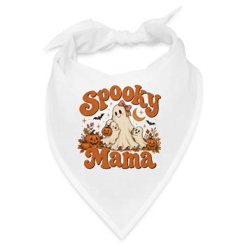 Spooky Mama Halloween-Familie - Bandana - Weiß - Vorne