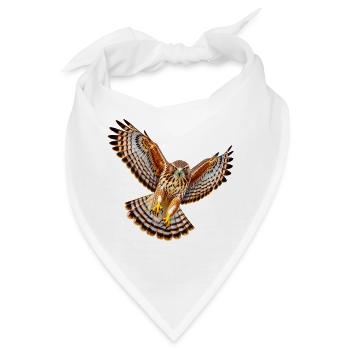 Bussard - Bandana - Weiß - Vorne