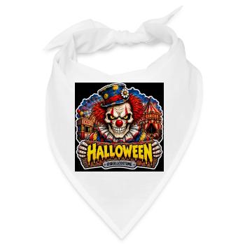 SkullCostume Halloween Edition: Der Killerclown - Bandana - Weiß - Vorne