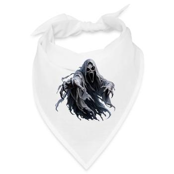Tödlicher Geist Albtraum - Bandana - Weiß - Vorne