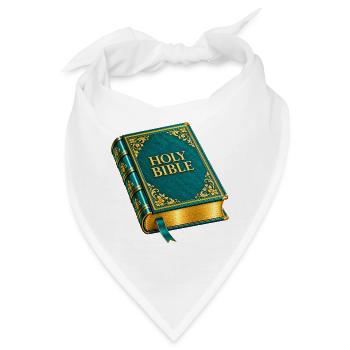 NEU – Preiset das Wort Gottes! - Bandana - Weiß - Vorne