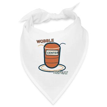 Töpferscheibe — Wackeln, zentrieren, wiederholen - Bandana - Weiß - Vorne