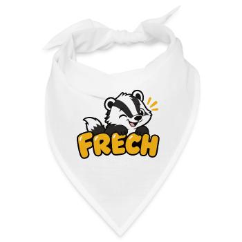 Freches Stinktier – Lustiges Cartoon Kinder Motiv - Bandana - Weiß - Vorne