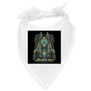 Cyberpunk Anubis Neo God - Bandana - Weiß - Vorne