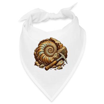 Entdeckung des Ammonitfeldes - Bandana - Weiß - Vorne